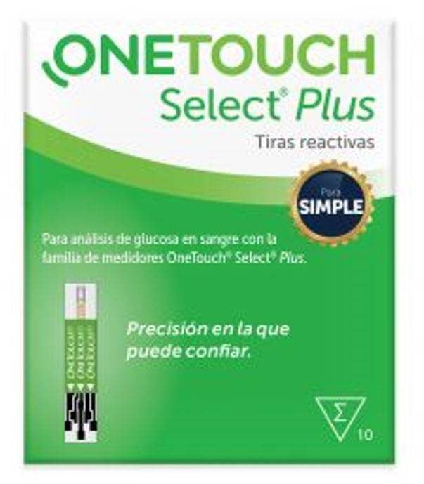 One Touch Select Plus Tiras 10 Un
