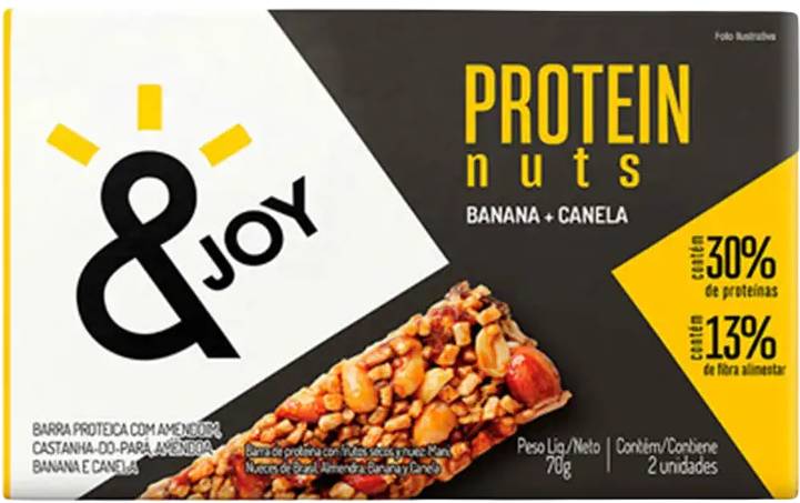 Agtal barra de cereal com banana e canela &joy (70g)