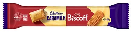 Cadbury Caramilk Biscoff Chocolate Bar 45G