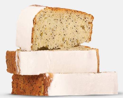 Order Lemon Poppy Seed Bread food online from Caribou Coffee store, Plymouth on bringmethat.com