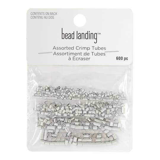 Assorted Metal Crimp Tubes, 600Ct. By Bead Landing