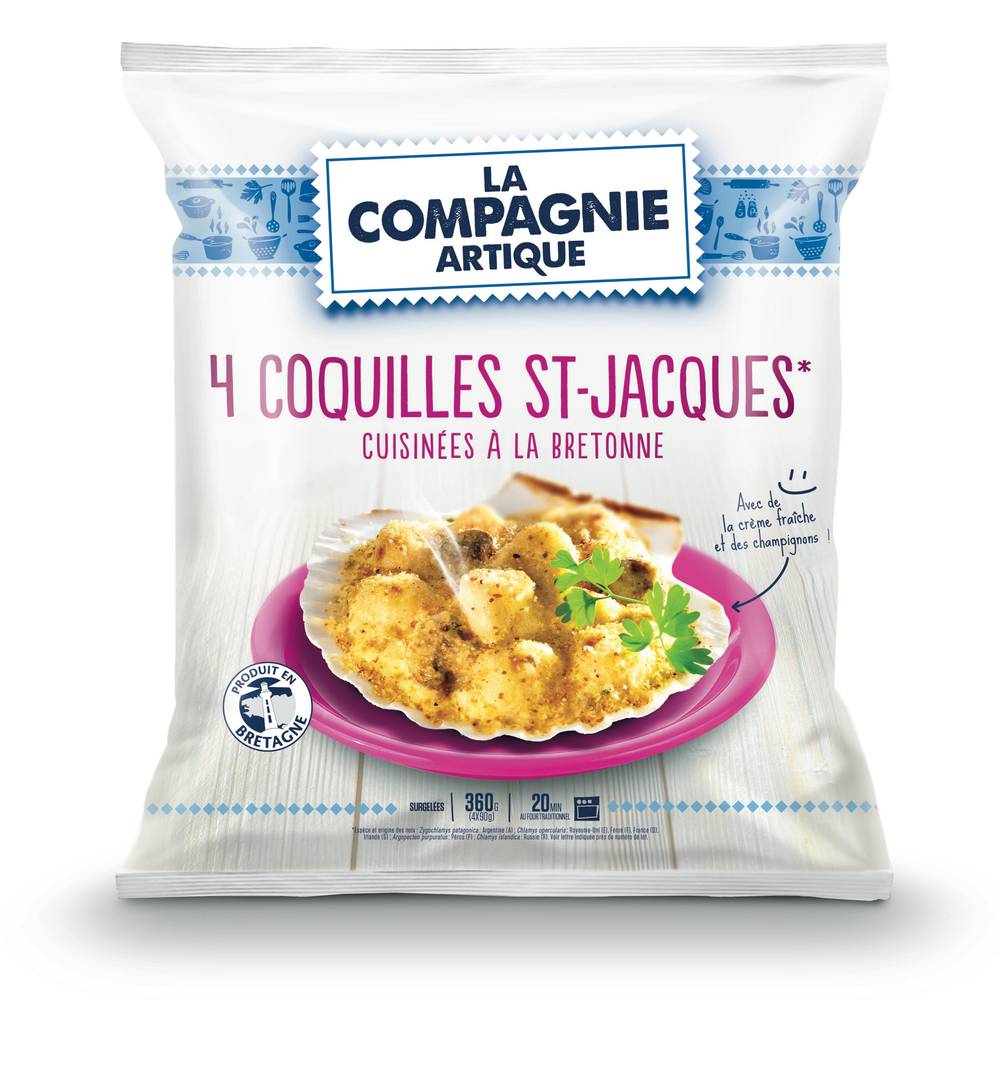 La Compagnie Artique - Coquilles bretonne (360g)