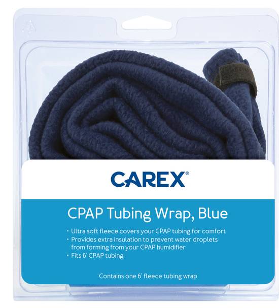 Carex CPAP Tubing Wrap, Blue, 6 ft