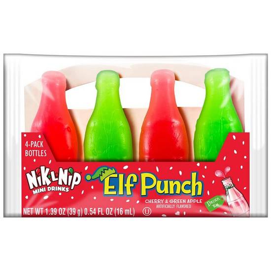 Nik-L-Nip Elf Punch, 1.39oz, 4pc