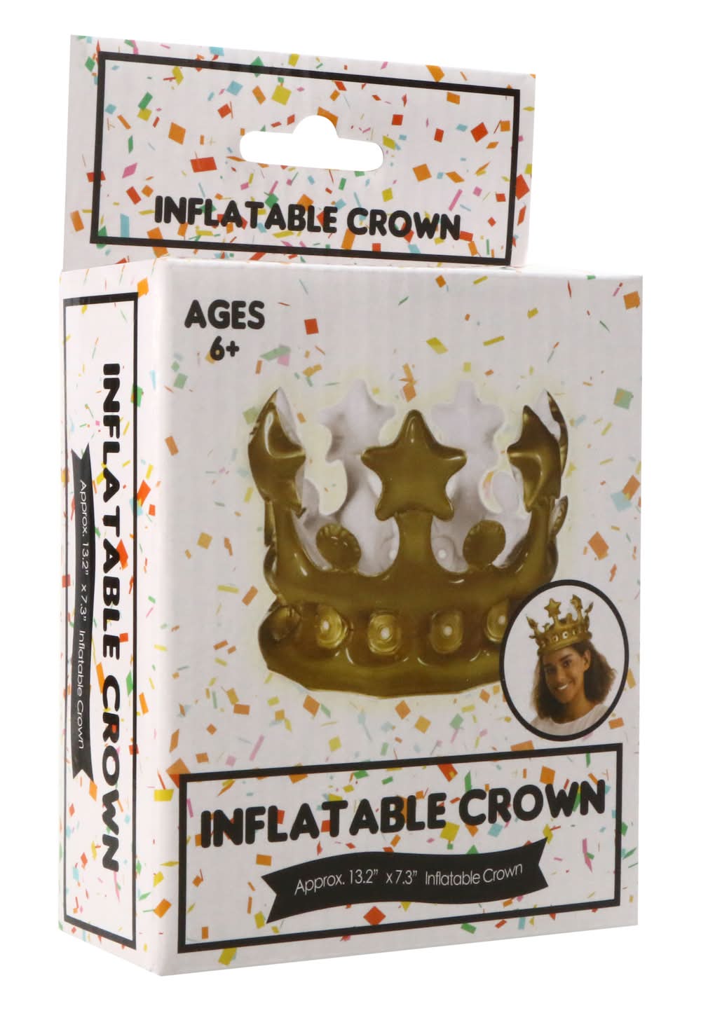 inflatable Crown 13.2in x 7.3in