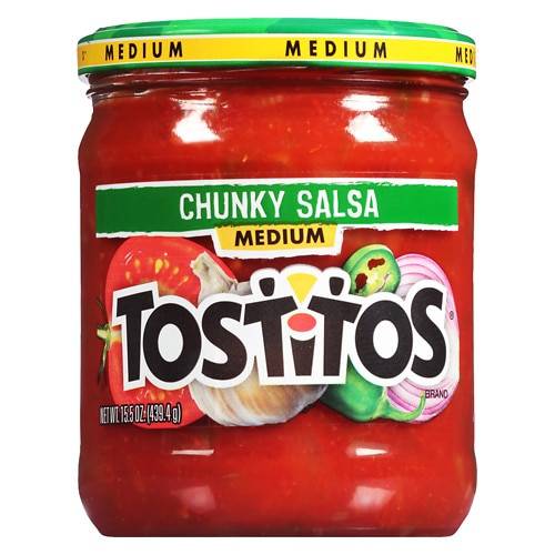 Order FRITO LAY TOSTITOS SALSA MEDIUM 15.5 OUNCE food online from Walgreens store, Roswell on bringmethat.com