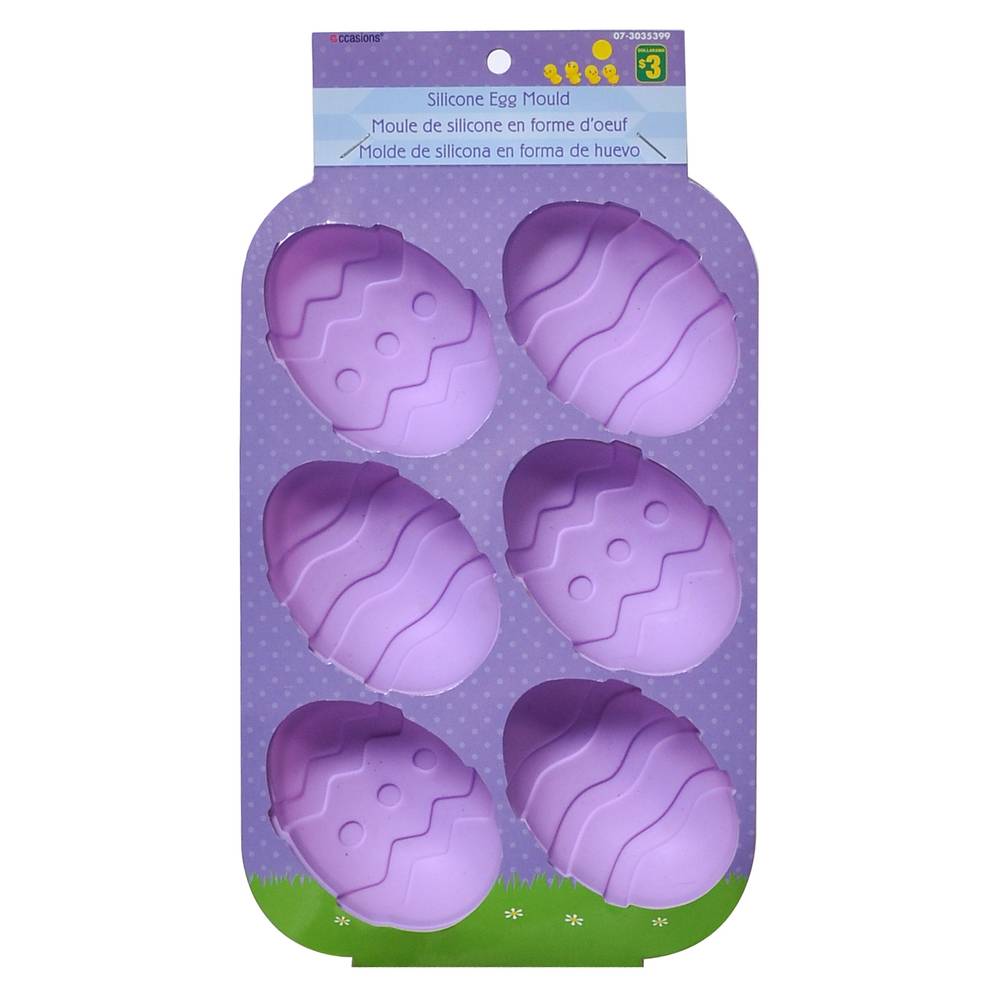 Paq moules silicone, forme d'oeuf lapin