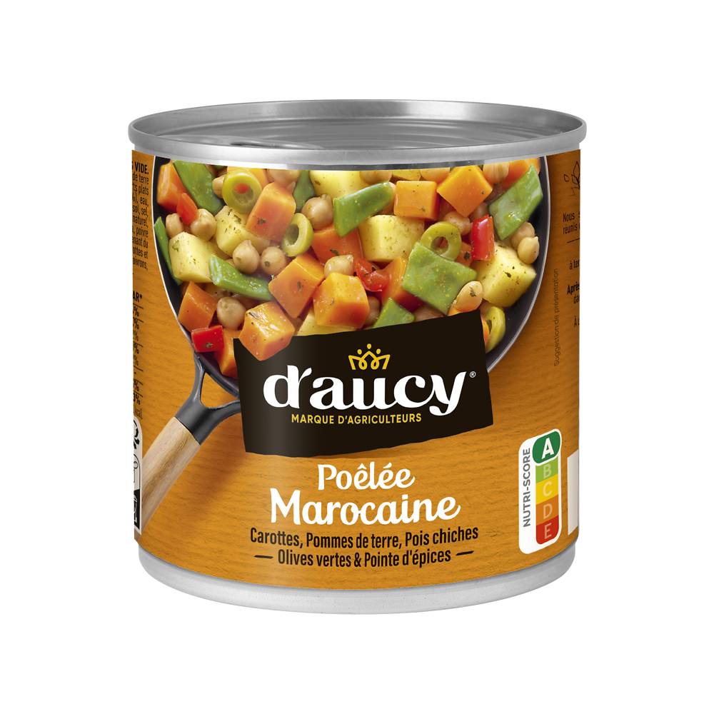 D'aucy - Mélange de légumes poêlé à la marocaine (290g)