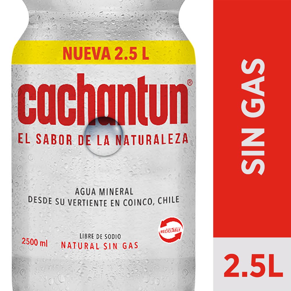 Cachantun · Agua mineral sin gas (2,5 L)