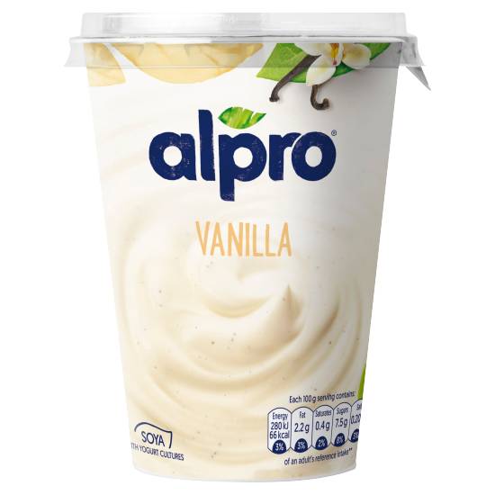 Alpro Vanilla, Yoghurt Alternative (500g)