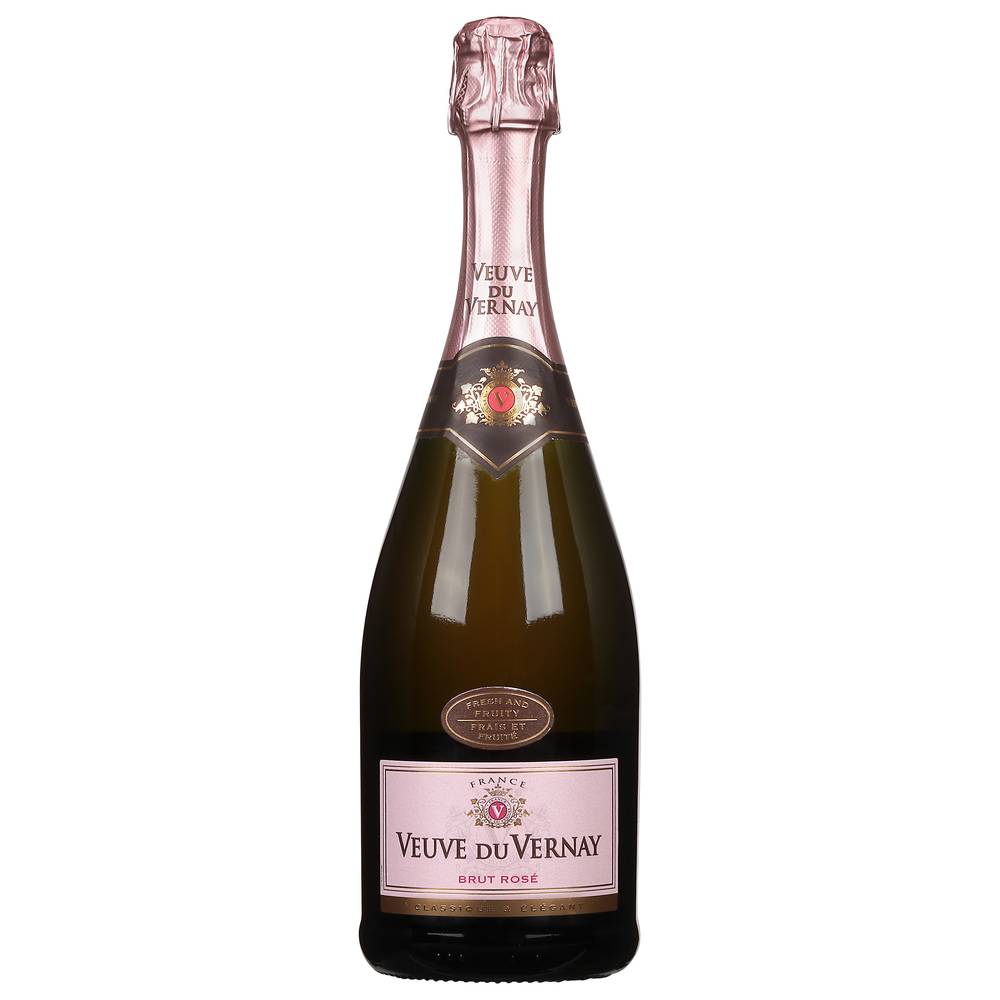 Veuve Du Vernay Brut Rose Wine (750 ml)