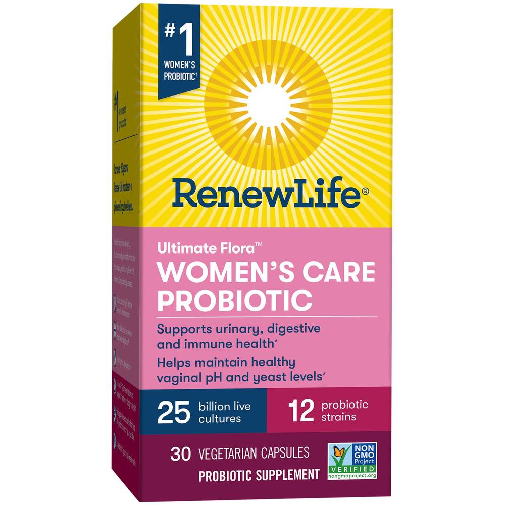 Ultimate Flora Women'S Care Probiotic - 25 Billion Cfus (30 Vegetable Capsules)