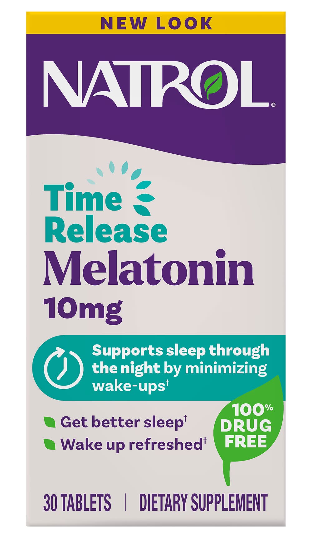 Natrol Advanced Sleep Maximum Strength Melatonin Tablets 10 mg (1.13 oz)