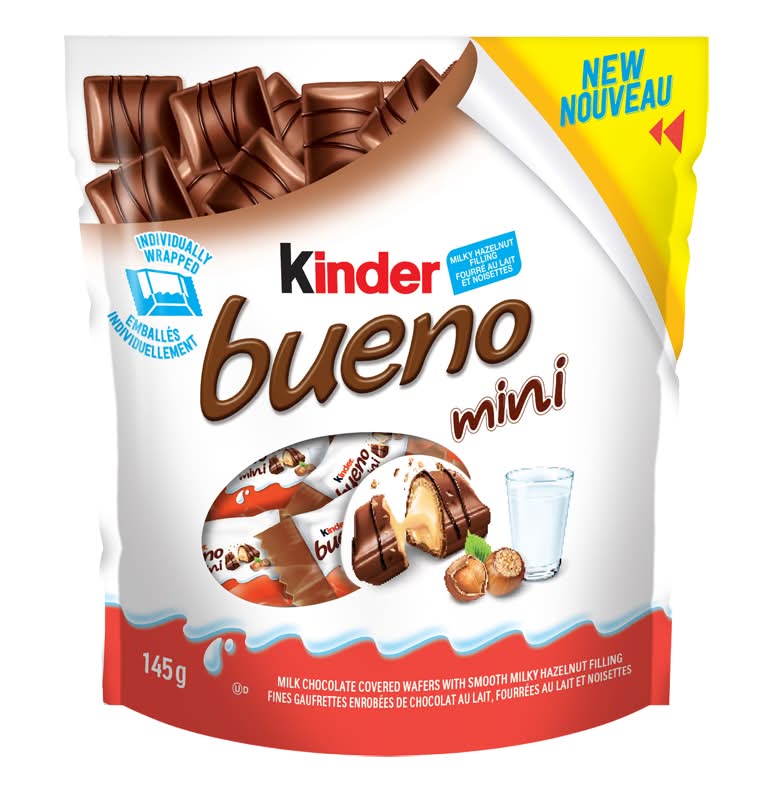 Kinder bueno minis fines gaufrettes enrobées de chocolat au lait (noisettes)