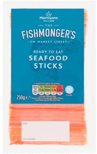 Morrisons The Fishmonger's on Market Street Seafood Sticks (250g)