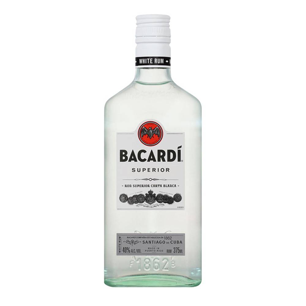 RON BACARDI · Bacardi blanco (375 ml)