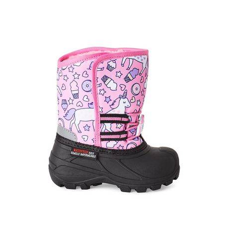 George Toddler Girls' Ice Cream Winter Boots (Color: Pink, Size: 6)