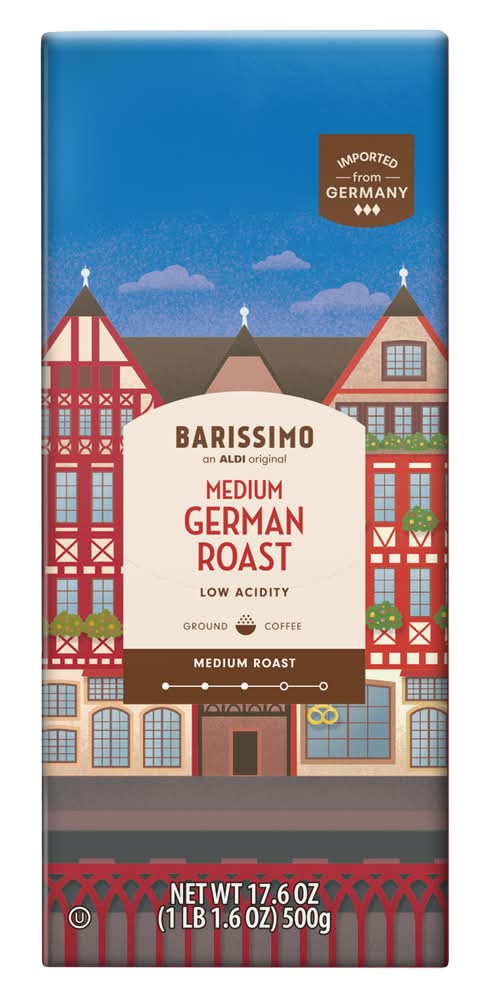 Barissimo German Medium Roasted Ground Coffee (17.6 oz)