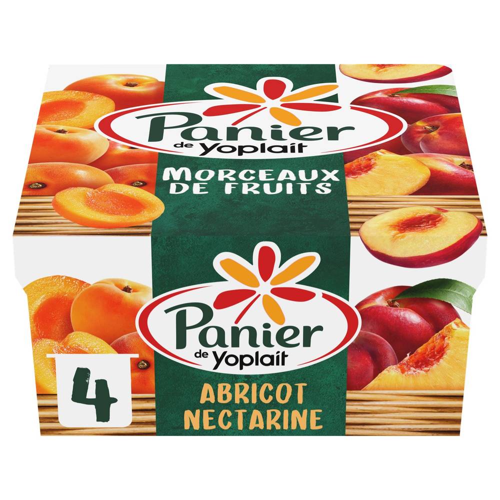 Yoplait - Yaourt aux fruits, abricot, nectarine (4)