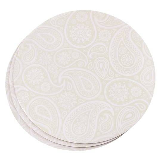 12" Silver Paisley Cake Boards By Celebrate It