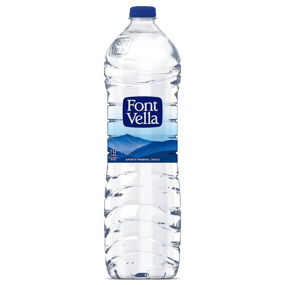 Agua Mineral Natural Font Vella Botella 1.5 L