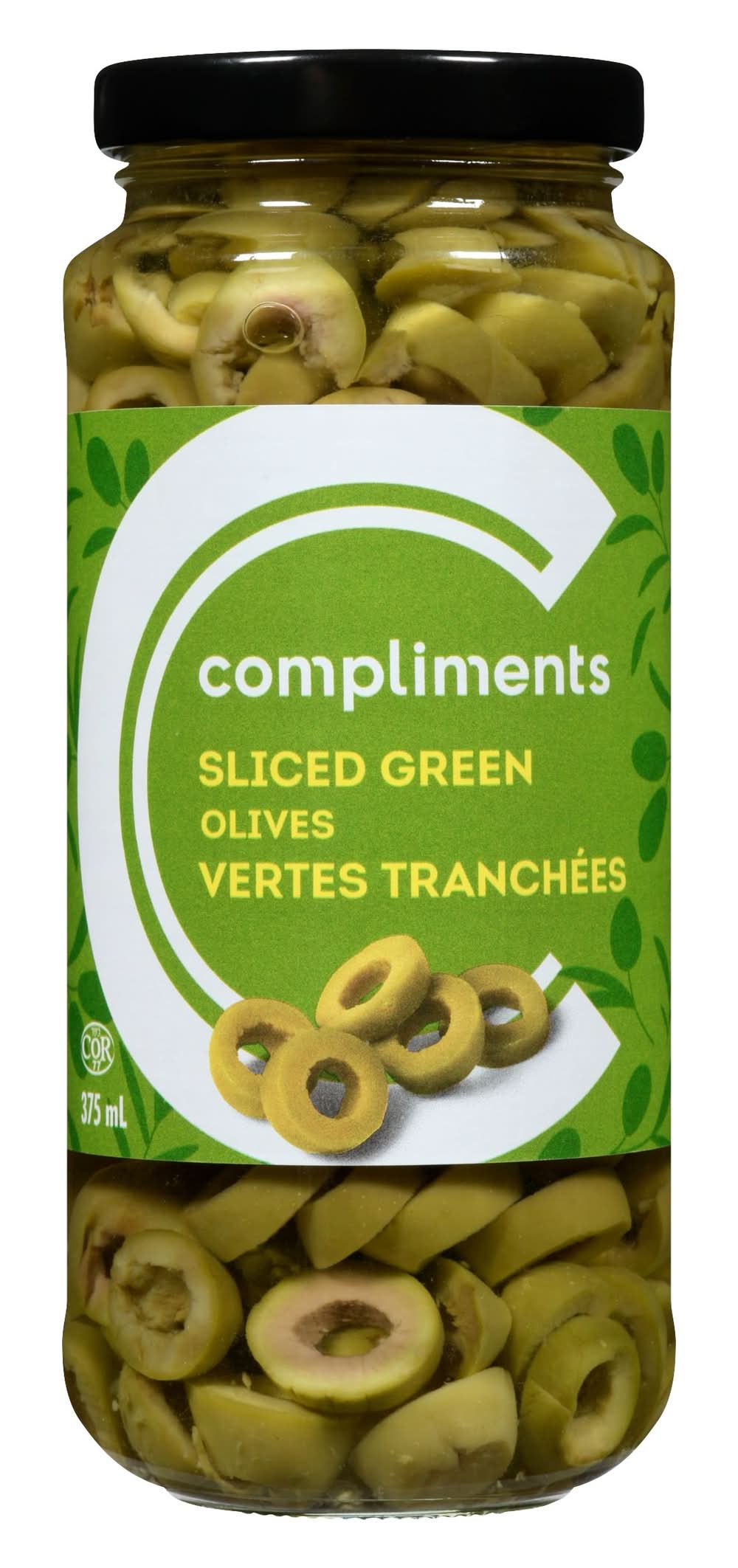 Compliments Sliced Green Olives (375 g)