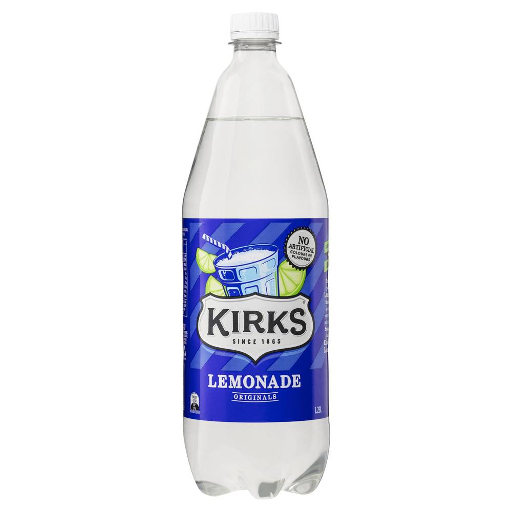 Kirk's Originals Soft Drink, Lemonade (1.25L)