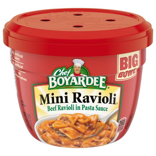 Chef Boyardee Beef Ravioli in Pasta Sauce (mini ravioli )