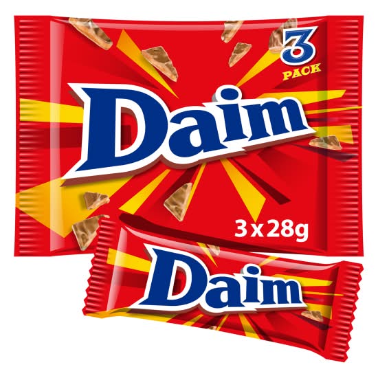 Daim Chocolate Bars (3 pack)