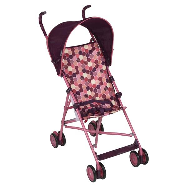 Babideal Spark Lightweight Umbrella Stroller with Canopy, Dahlia