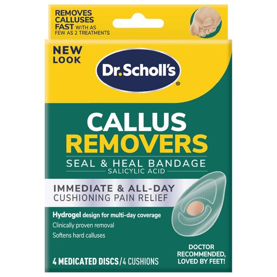 Dr. Scholl's Callus Removers Salicylic Acid Thin+Flexible Duragel Cushions (4 ct )