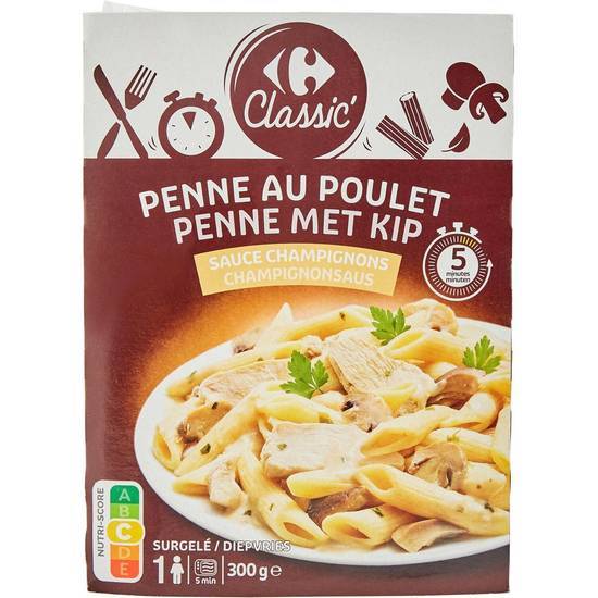 Carrefour Classic' - Plat cuisiné penne poulet