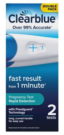 Clearblue Rapid Detection Pregnancy Test (2 ct)