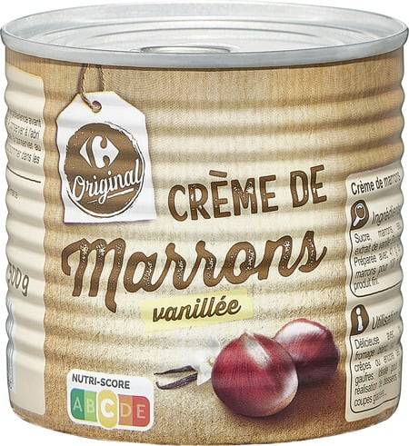 Carrefour Original - Crème de marrons (vanille)