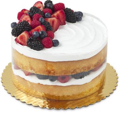 White Chantilly Cake 8 Inch 2 Layer - Each