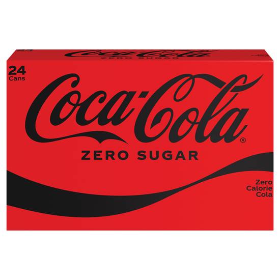 Coca-Cola Zero Sugar Soda (24 ct, 12 fl oz)