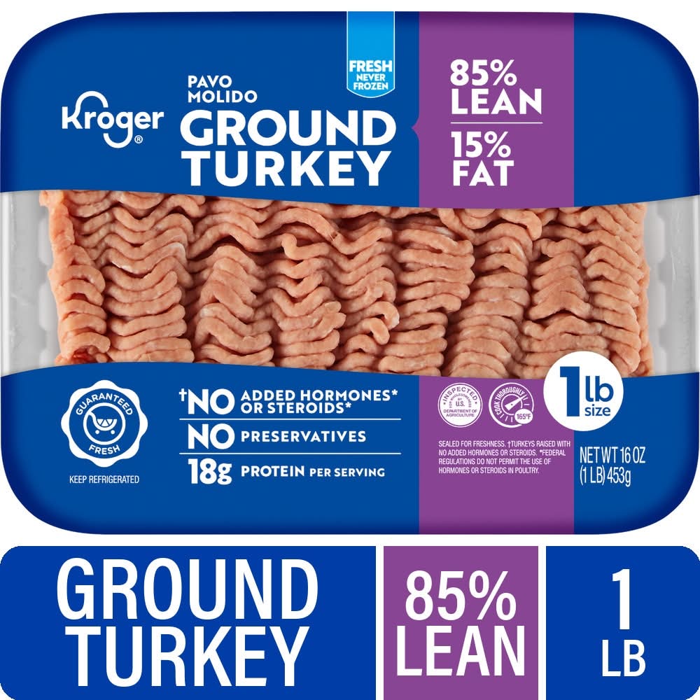 Kroger® 85/15 Fresh Ground Turkey Tray 1 LB