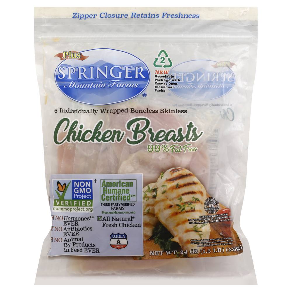 Springer Mountain Farms Chicken Breasts (24 oz)