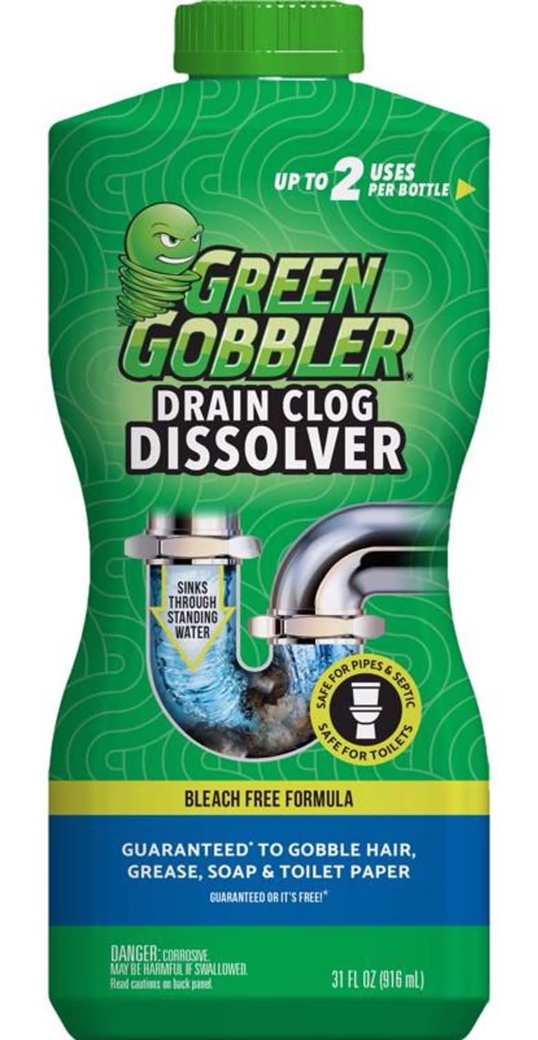 Green Gobbler Liquid Drain Clog Remover 31 Oz