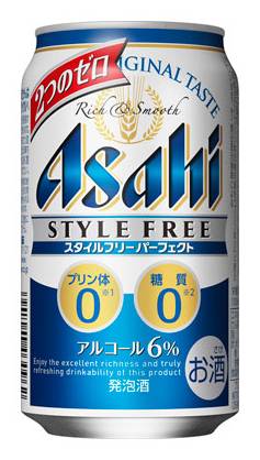 283353：アサヒ  スタイルフリー パーフェクト 350ML缶 / Asahi Style Free Perfect, 350ML