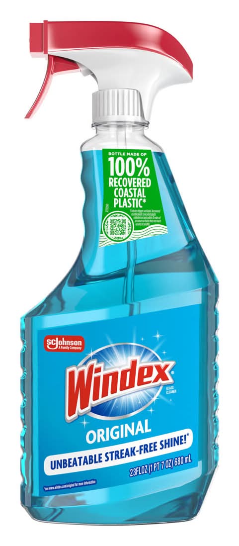 Windex Glass Cleaner Original Blue Spray Bottle 23 Fl Oz