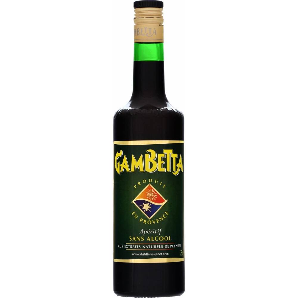 Gambetta - Apéritif sans alcool (750 ml)
