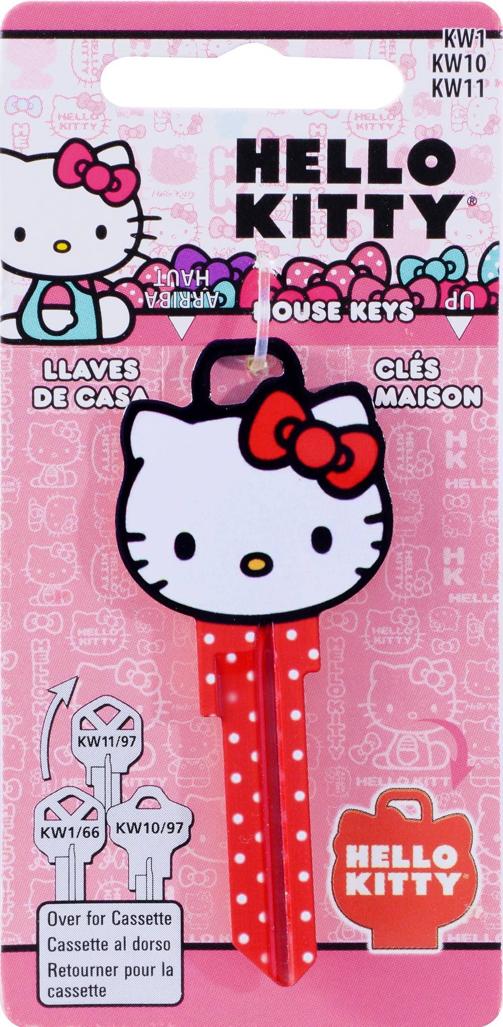 Hillman Hello Kitty Decorative Key Brass House/Entry Key Blank | 88964