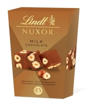 Bombones chocolate con leche Lindt Nuxor 150 g.