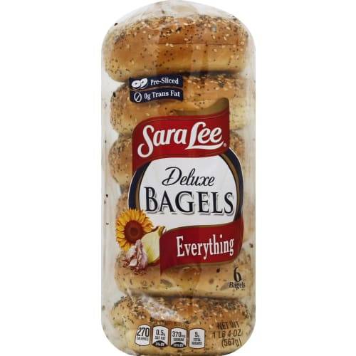 Sara Lee Deluxe Everything Bagels (20 oz)