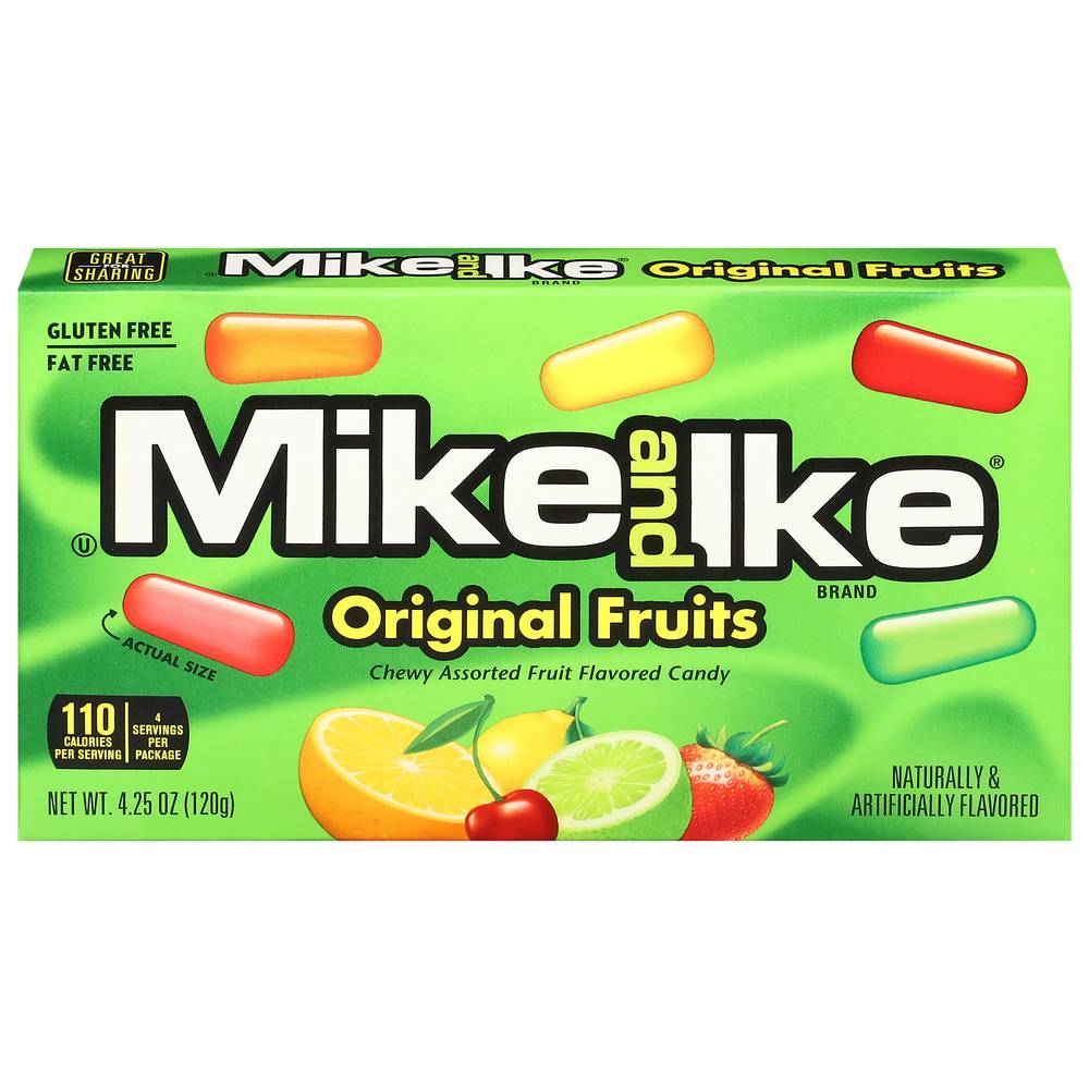 Mike and Ike Original Fruits Candy, Assorted (4.25 oz)