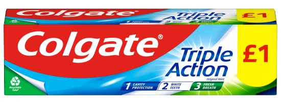 Colgate Triple Action Toothpaste (75ml)