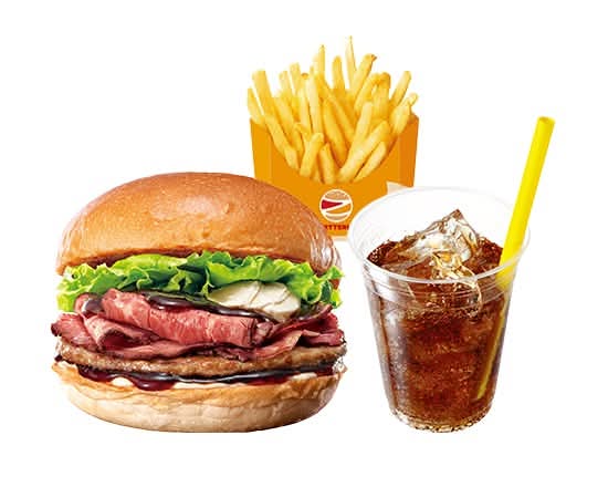 【セット】ローストビーフバーガー Roast Beef Burger Set