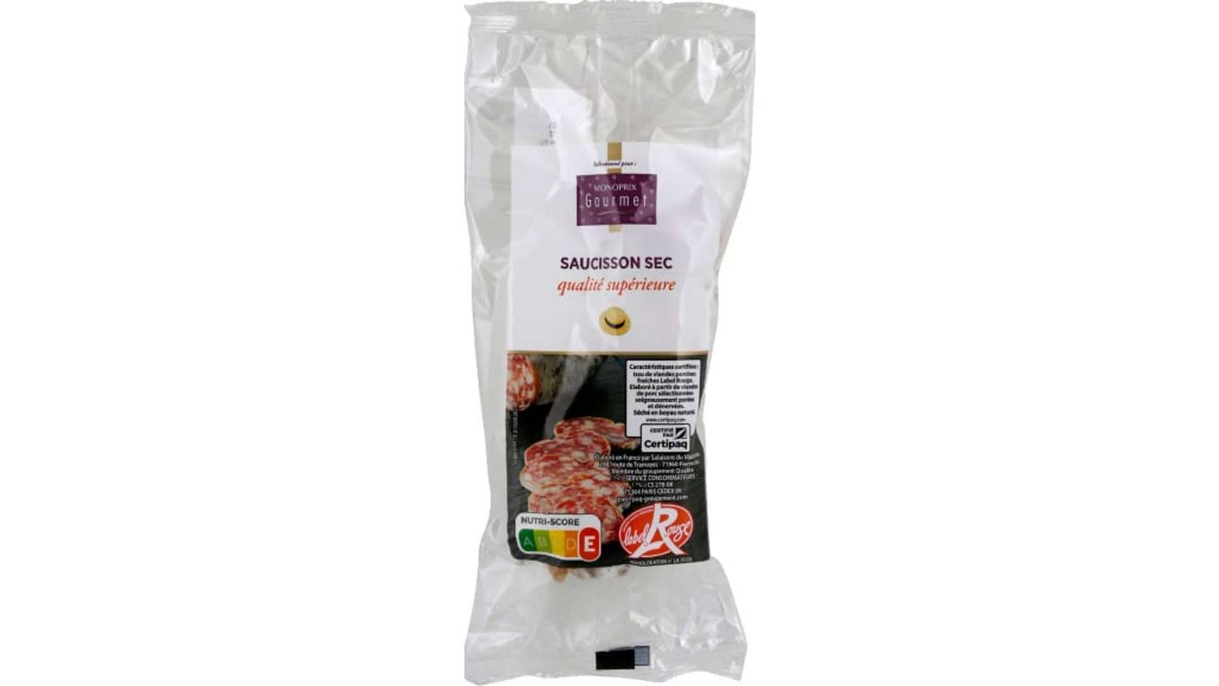 Monoprix Gourmet - Saucisson sec qualité supérieure (225g)