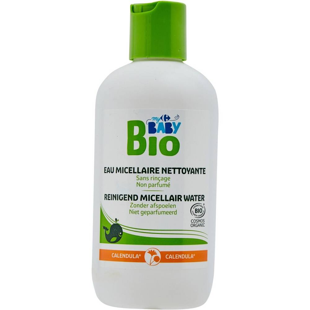 Carrefour - Baby bio eau micellaire nettoyante (250 ml)